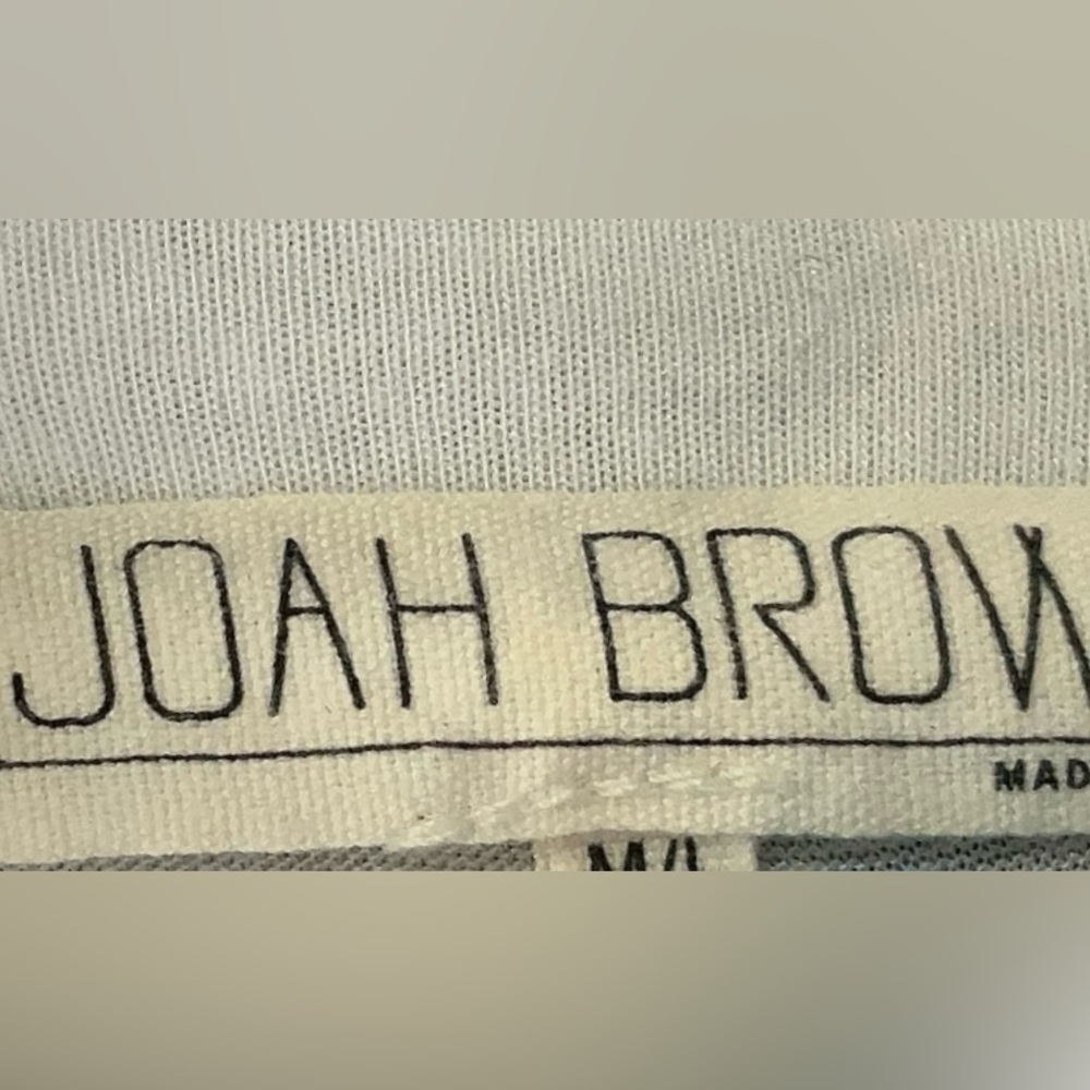 Joah Brown White Long Sleeve Size M/L - Picture 8 of 8